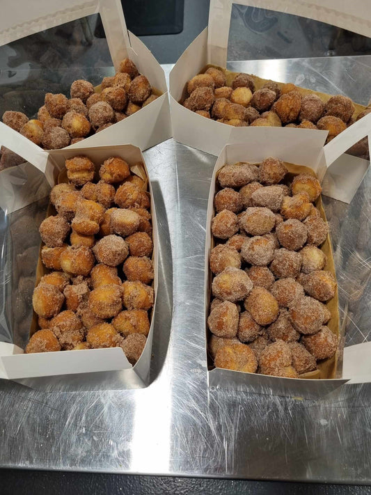 Box of 50 Sugar and Cinnamon Donut Holes