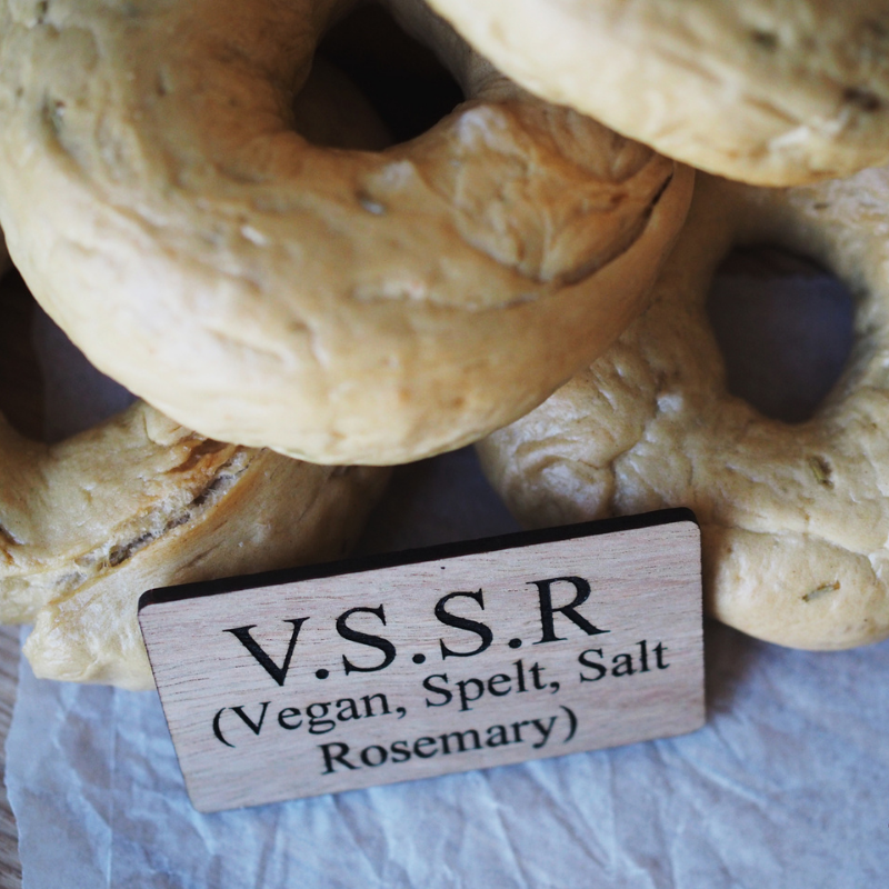 VSSR (V) – Spelt flour bagel infused with salt and rosemary